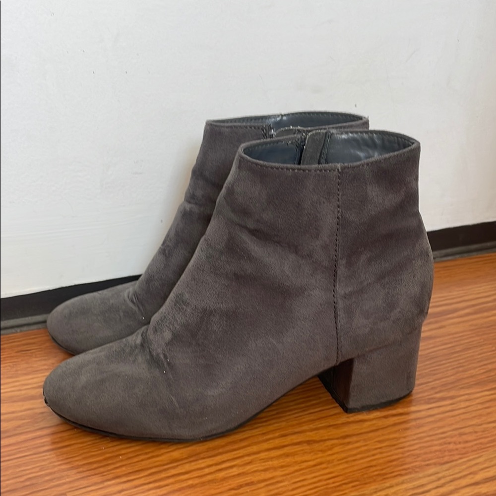 Grey Ankle Boots